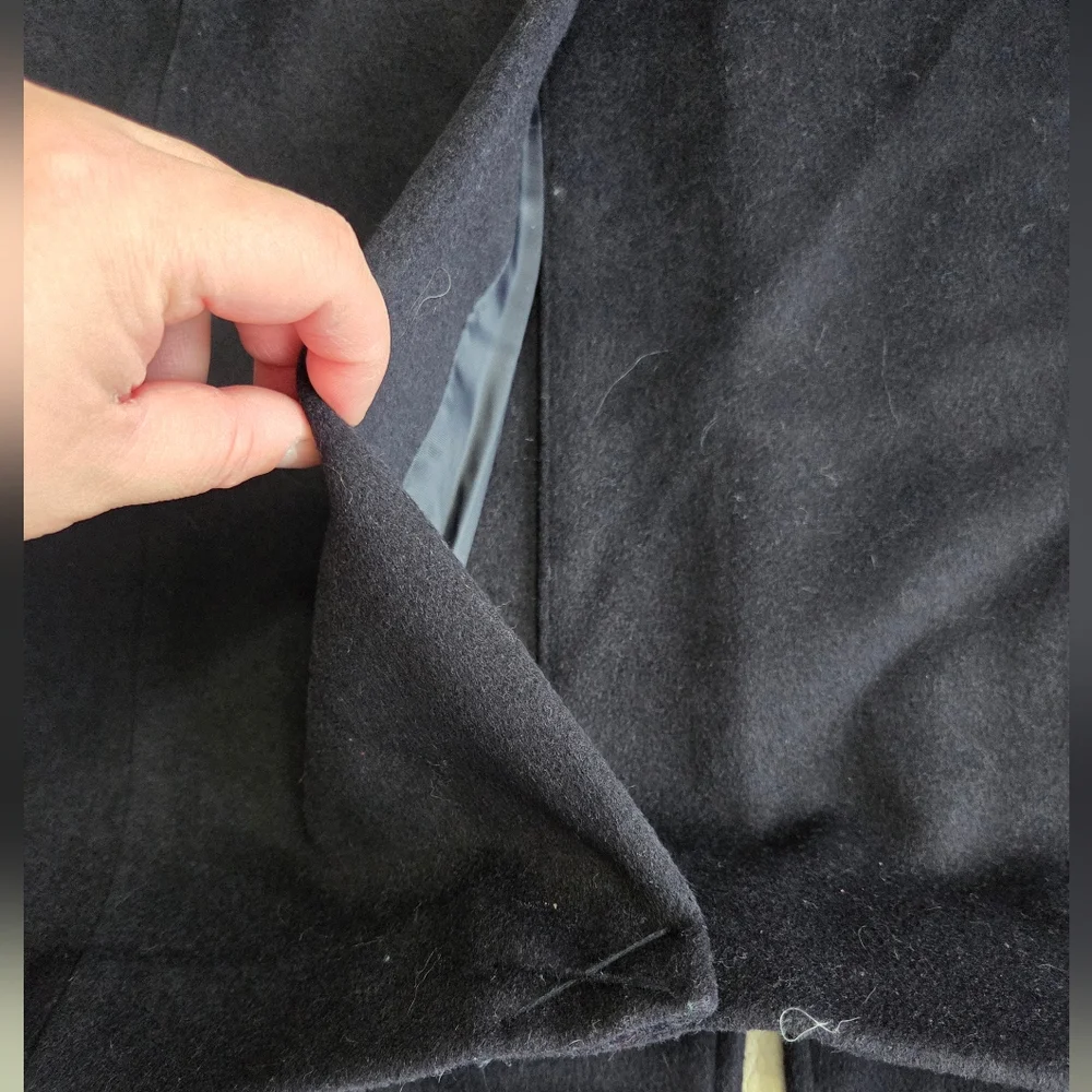 NWT - Lauren Ralph Lauren Women's Wool Blended Logo Patch Coat - US 8/M - Picture 13 of 16